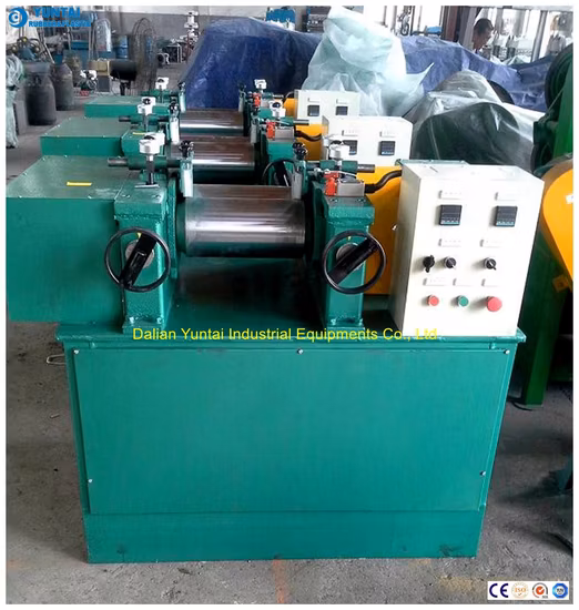Xk-160X320 Laboratory Two Roll Rubber Mixing Mill Mixer Testing Equipment Machine